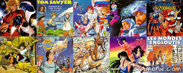 Dessins animés & Mangas 80-90