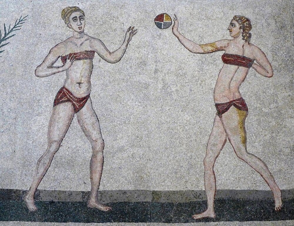 Roman_-_Young_women_in_bikini_Villa_Romana_del_Casale_Sicily_315-350_AD_(mosaic)_-_(MeisterDrucke-1429858).thumb.jpg.e26055fc59e3a2437ba7b76908e21a11.jpg