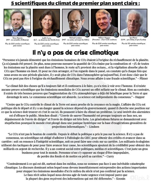 5 scientifiques du climat sont clairs.jpg