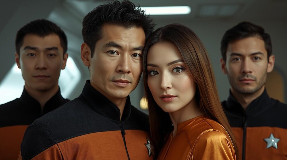 Pour clore un récit de science-fiction _ j'ai besoin d'une image (de la tête aux pieds) comme celle d'une photo réelle  _ d'un homme et d'une femme d'une autre planète qui sont tout à fait semblable aux terri.jpg